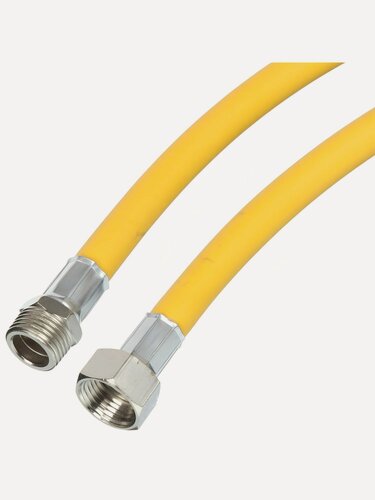 Изображение товара Подводка для газа Tuboflex 3/4 дюйма 2 метра, г-ш, ПВХ. Надежный газовый шланг для подключения бытового оборудования
