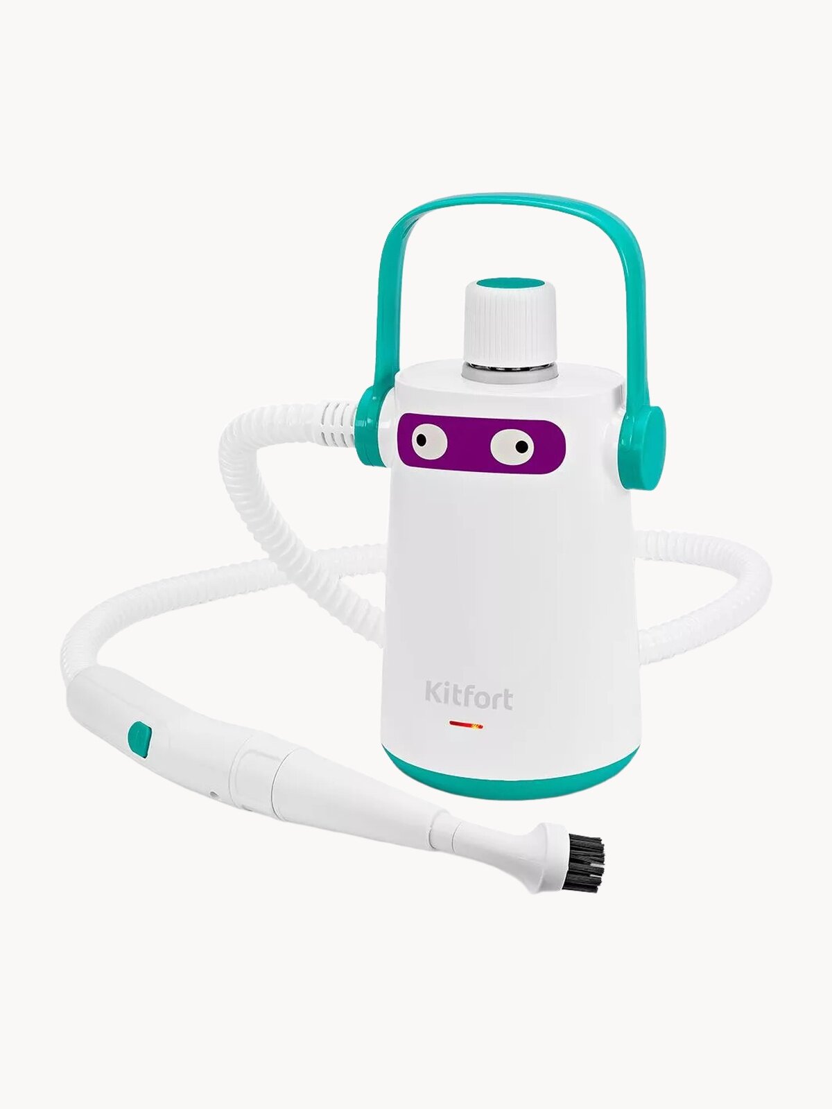 Пароочиститель Kitfort КТ-9109-3 бело-бирюзовый