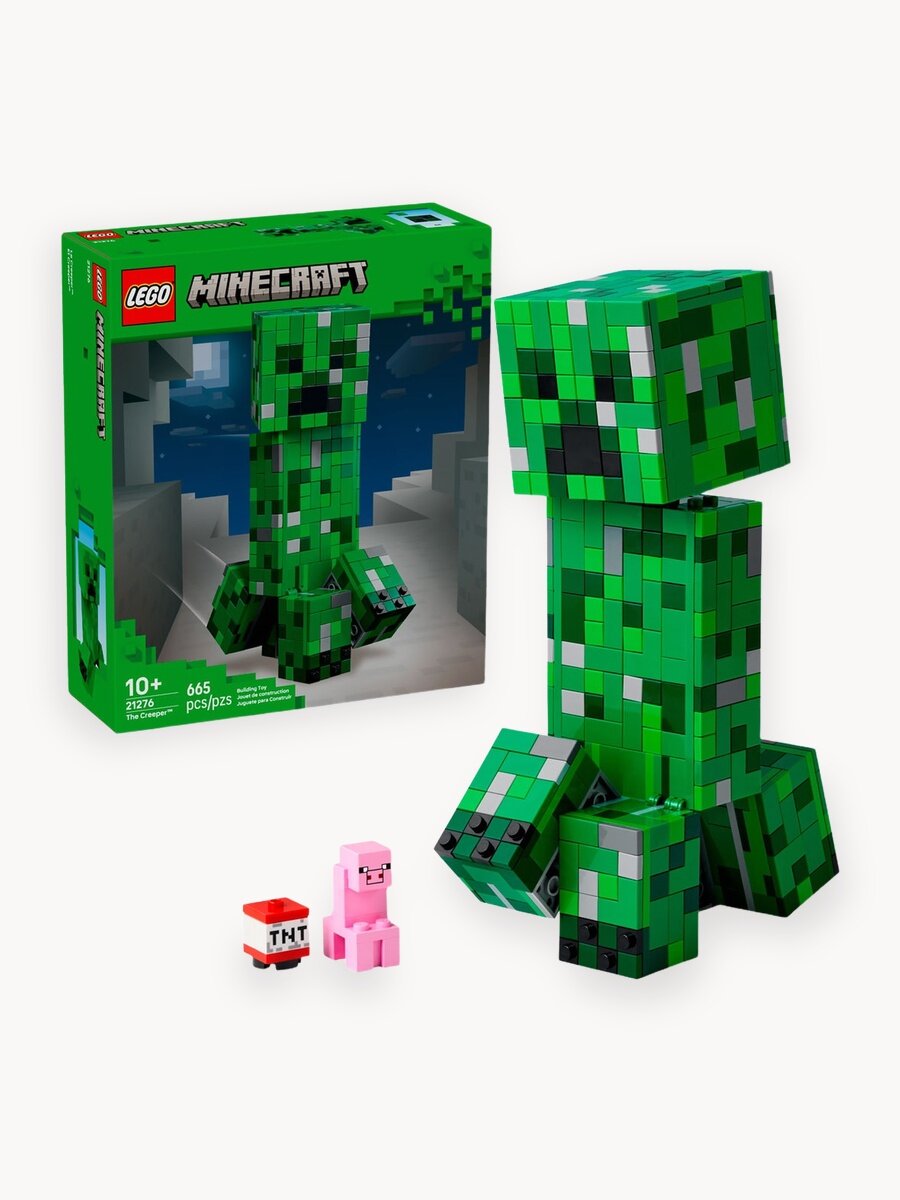 Конструктор LEGO Minecraft The Creeper 21276 Крипер, 665 дет.