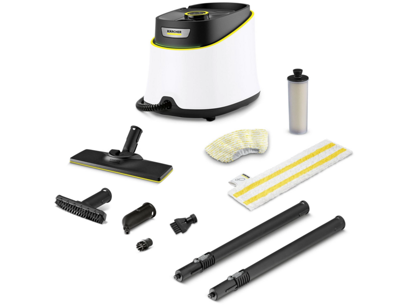 Пароочиститель напольный Karcher EasyFix SC 3 Deluxe 1900вт белый