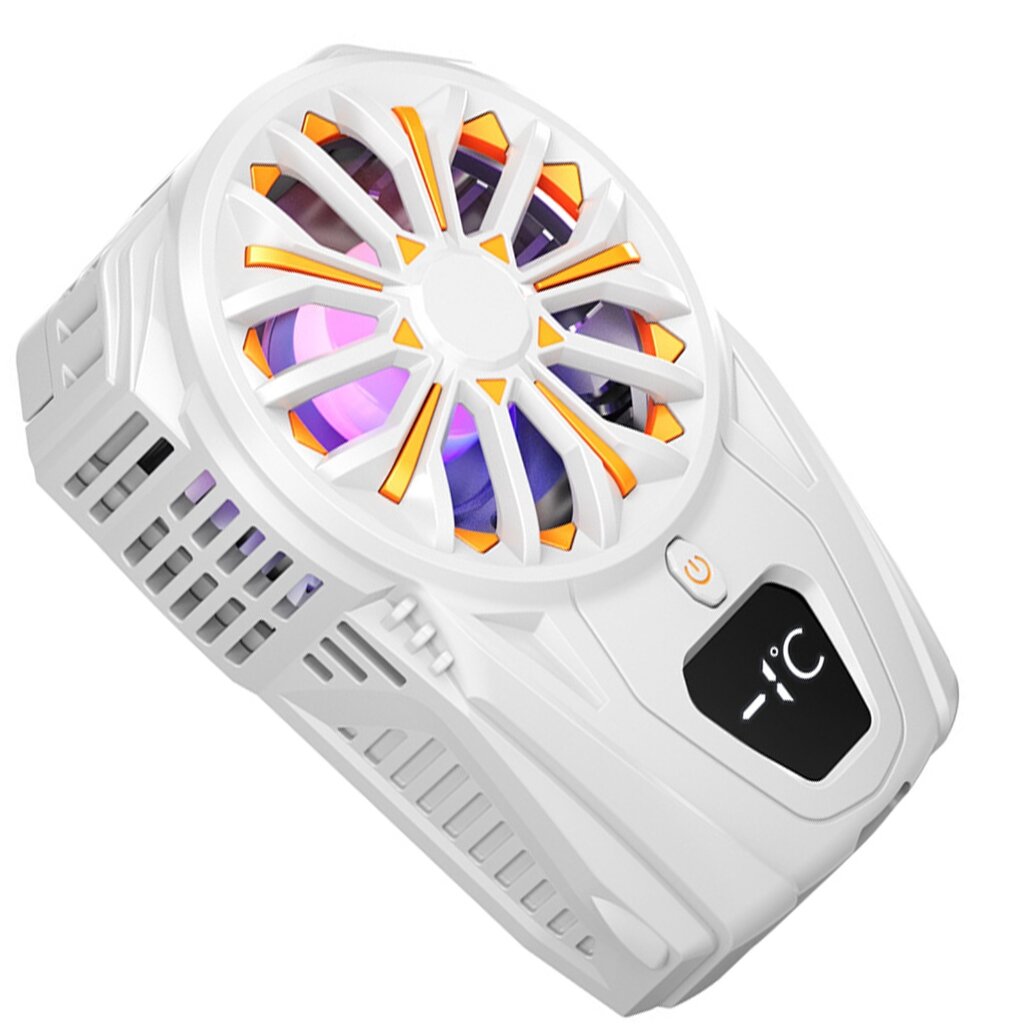 Portable Semiconductor Mobile Phone Coolers Back Clip Fast Cool Down With LED Display And Colorful Lights Fit for Gaming