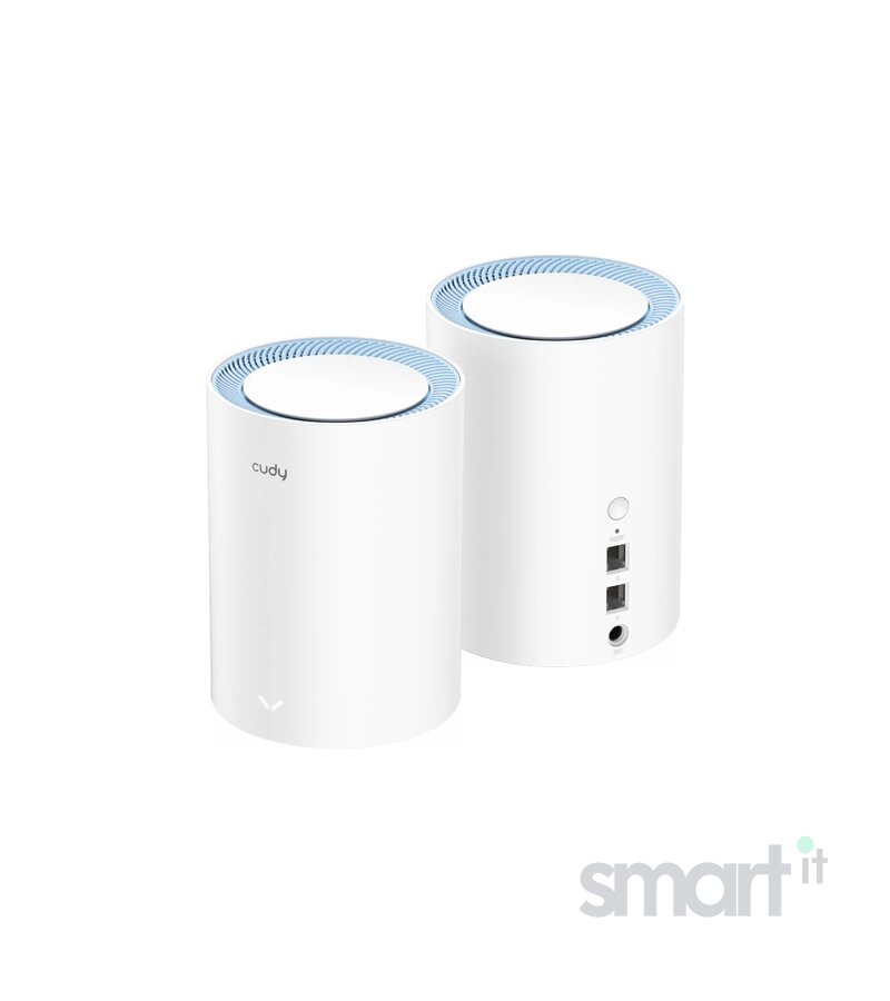 Беспроводная Точка доступа CUDY M3000 2Pack AX3000 Wi-Fi 6 Mesh 2.5G Solution Model CUDY M3000 2-Pack Wi-Fi 6 (802.11ax) — фото 1