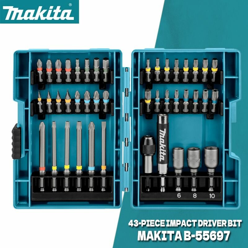 Makita B-55697 отверток Бита набор 43 шт аксессуары для драйверов