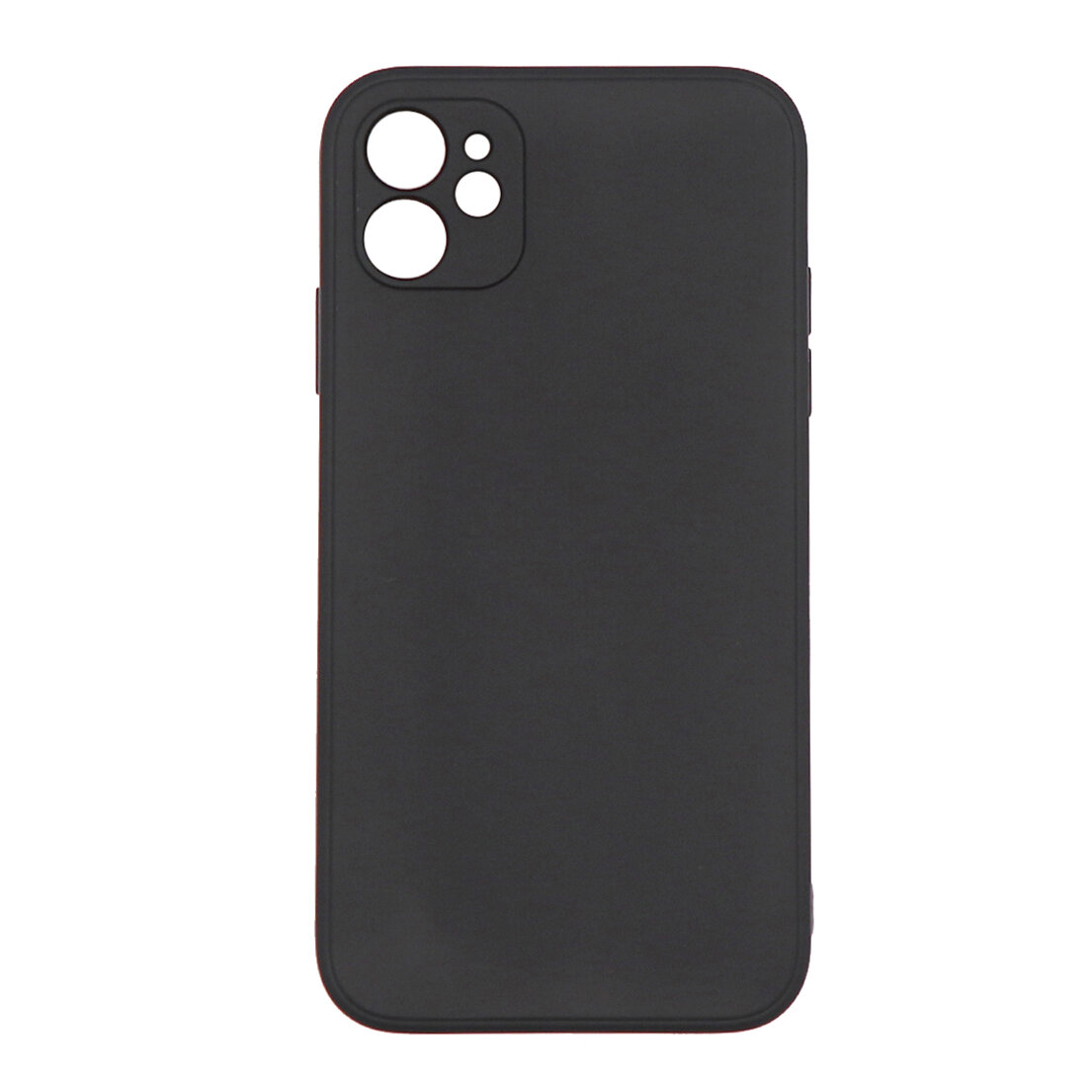 Чехол силиконовый для iPhone 11 (6.1), с микрофиброй внутри, с защитой камеры, X-CASE, черный