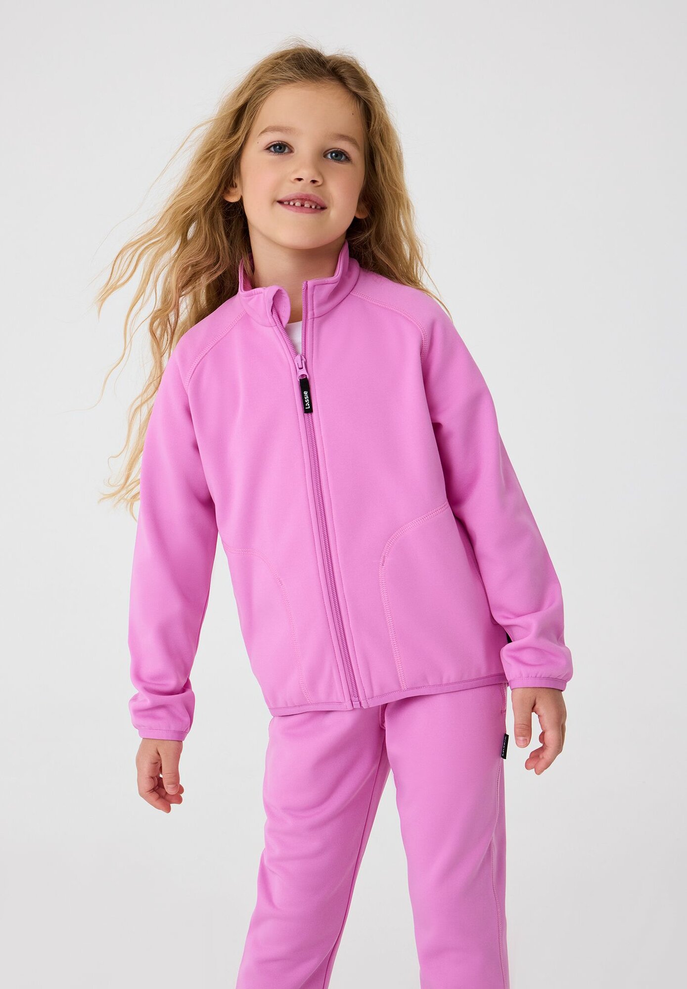 Толстовка Lassie Весна-лето 2024 размер 116 розовый