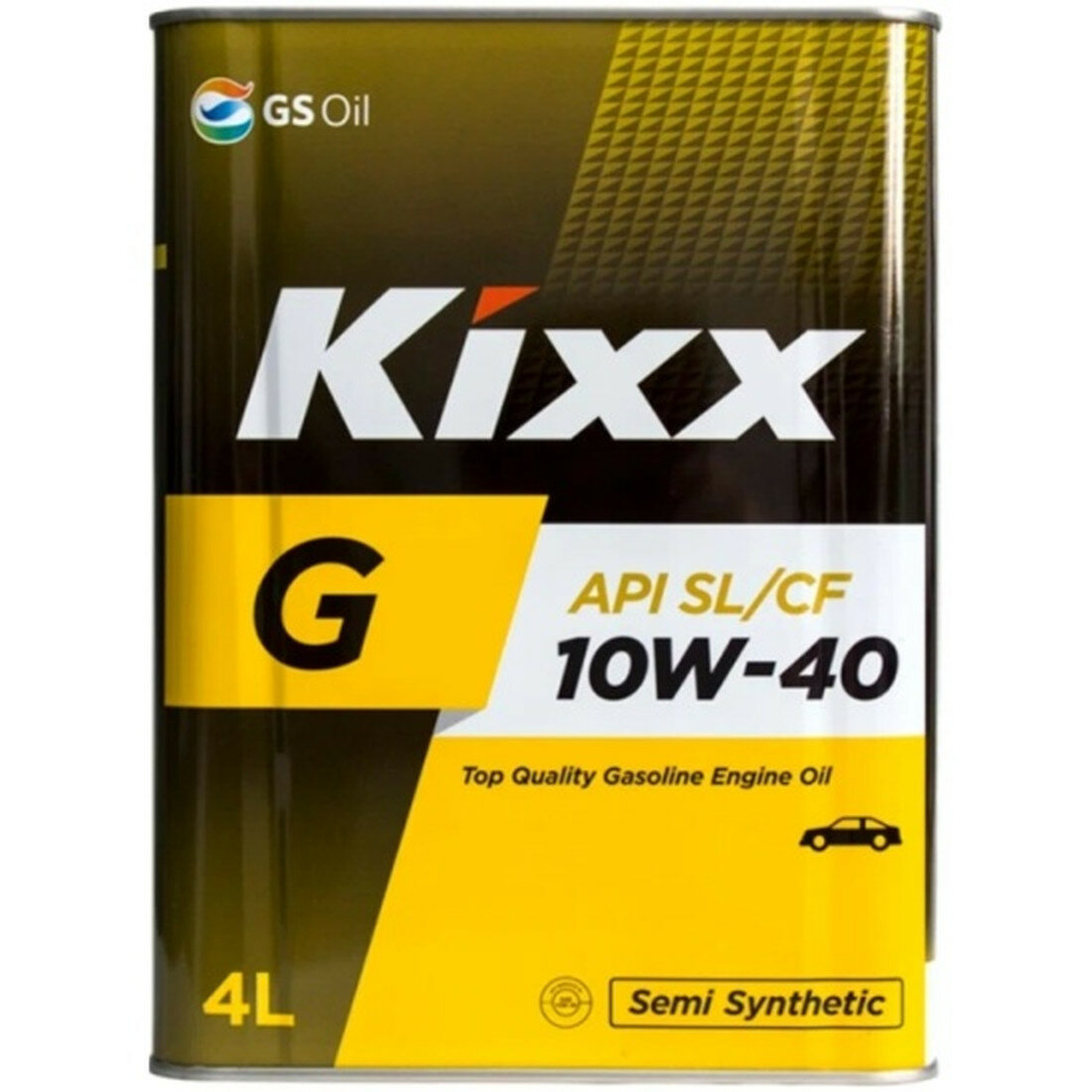 Моторное масло Kixx G, 10W-40, полусинтетика, 4 л