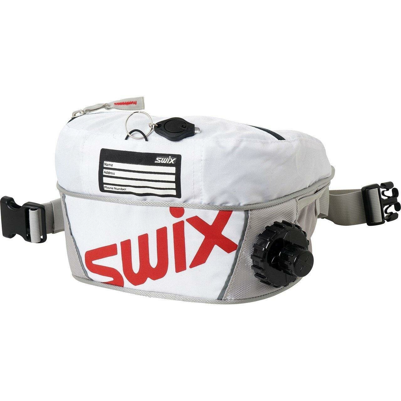 Термос-подсумок SWIX Race X, объем 1 л, цвет белый, LED фонарик