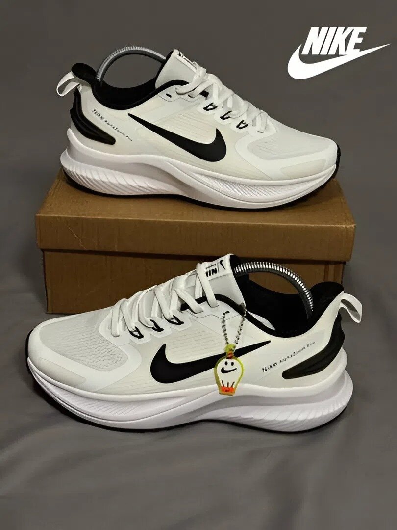 Кроссовки NIKE Nike Alpha Zoom Pro, полнота 5 (RU)/ на среднюю стопу, размер 43, белый
