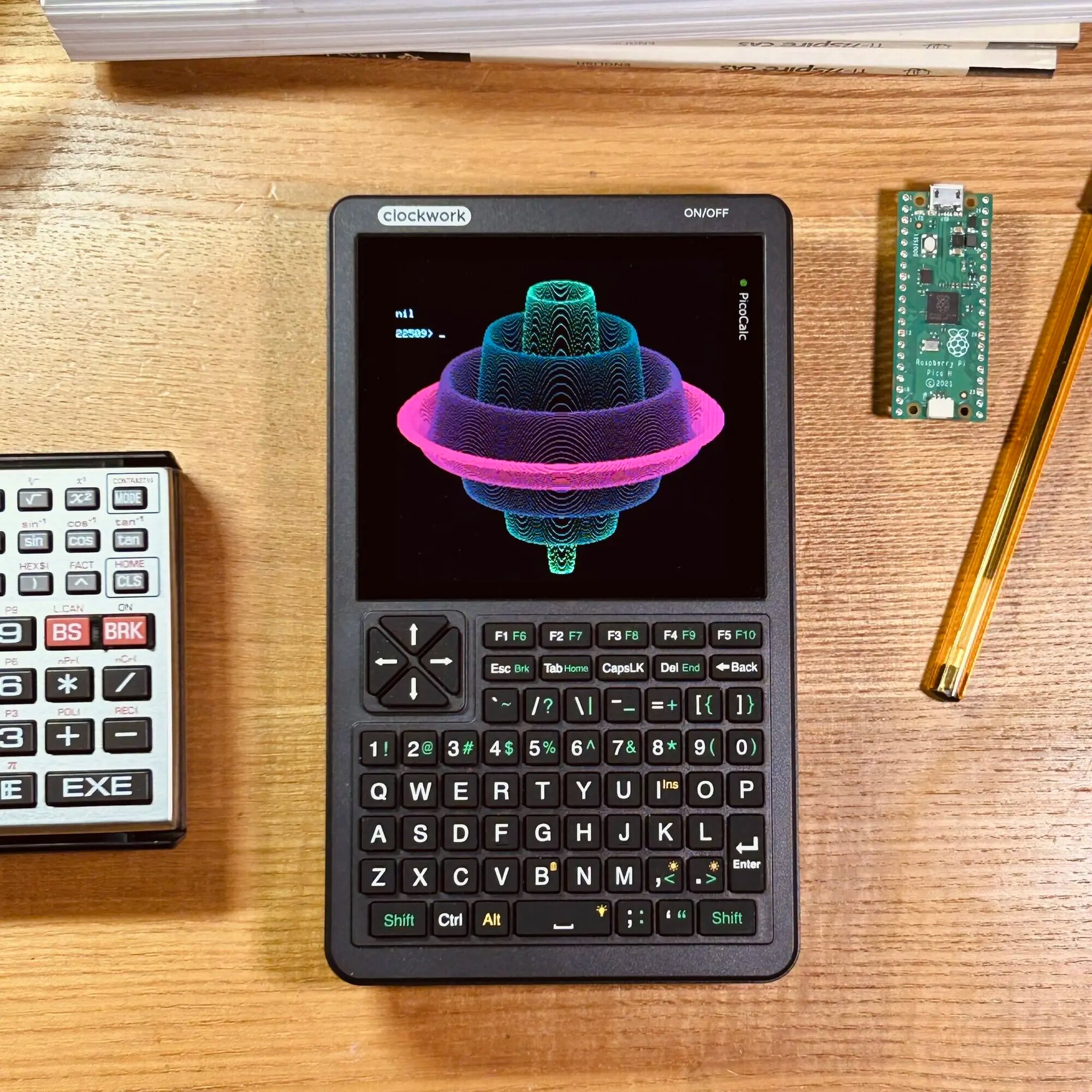 Комплект uConsole PicoCalc, ClockworkPi v2.0 с ручным