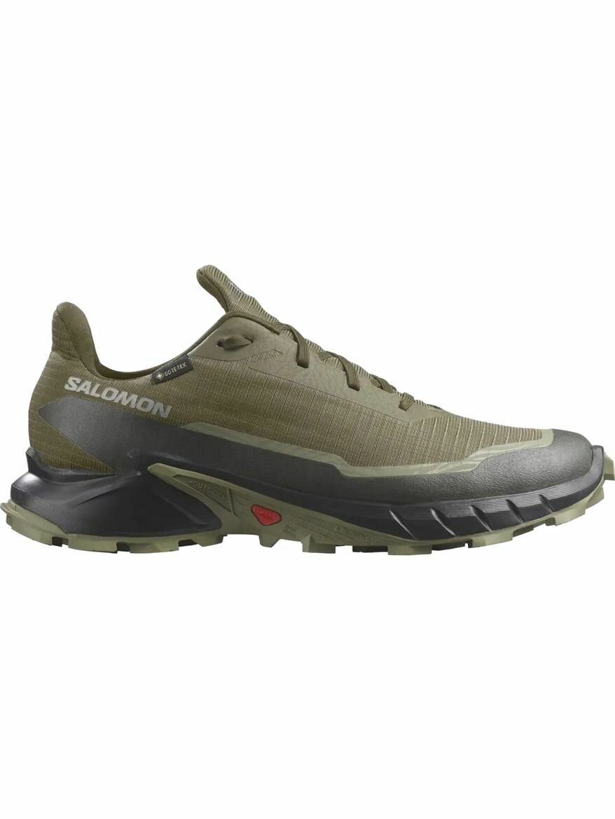 Кроссовки Salomon Alphacross 5 Gtx, полнота F (EU)/ на среднюю стопу, размер 9.5 UK, зеленый,