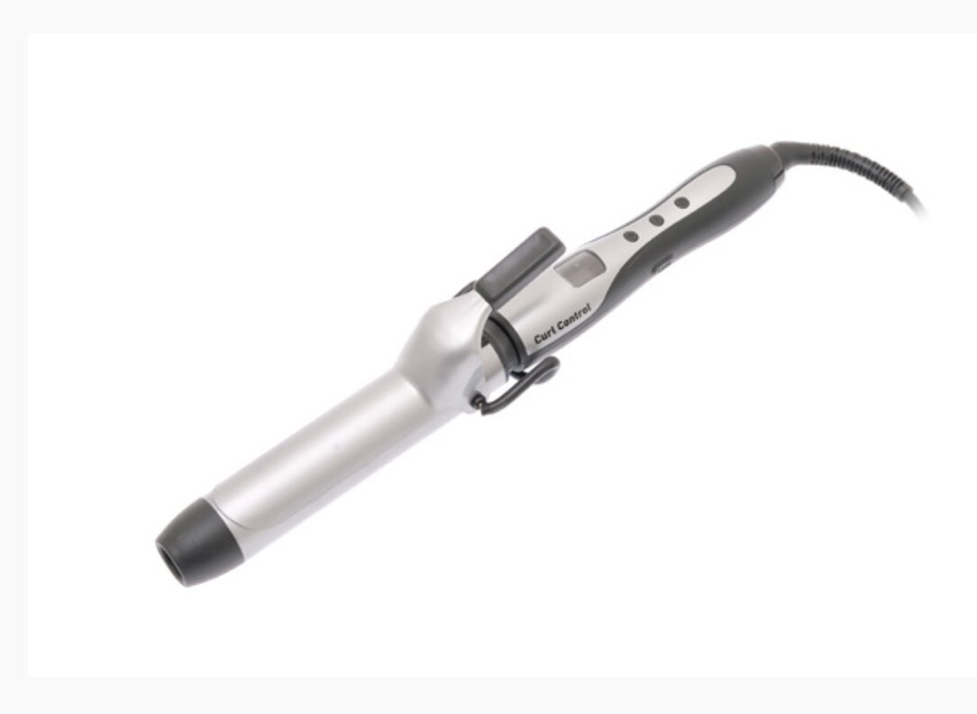 Плойка для волос harizma H10309LСD-33 Curl Control, серебристый/черный — фото 1