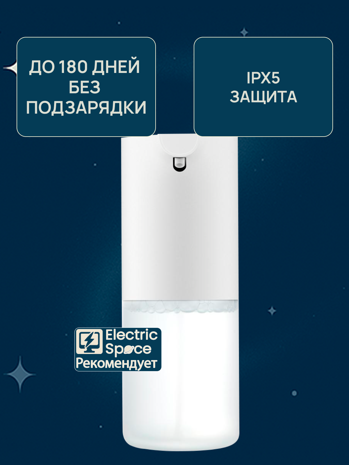 Дозатор для мыла Xiaomi Mijia Automatic Foaming Soap Dispenser 1S (MJXSJ05XW) — фото 1
