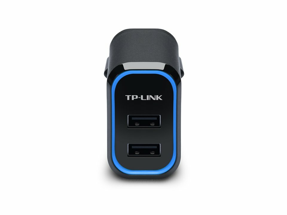 Зарядка TP-Link "UP220", 2 USB-порта, быстрая зарядка, 1.1x2.4x1.9 дюйма — фото 1