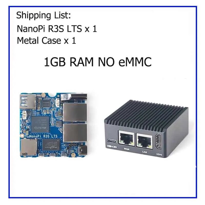 Geekdiytime NanoPi R3S LTS Мини-маршрутизатор, Bundle 7