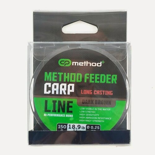 Изображение товара CARP PRO Леска Method+ Method Feeder Carp 150м 0.25мм