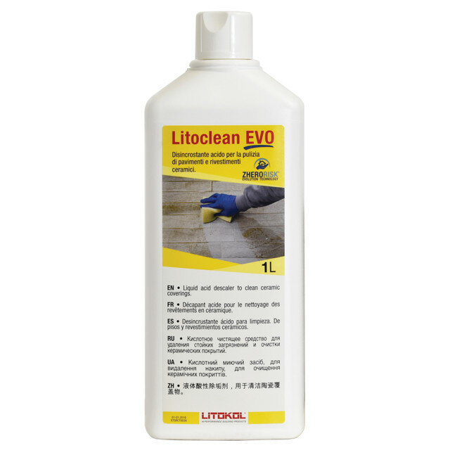 Очиститель кислотный LITOKOL Litoclean EVO 1л арт. L0483050002