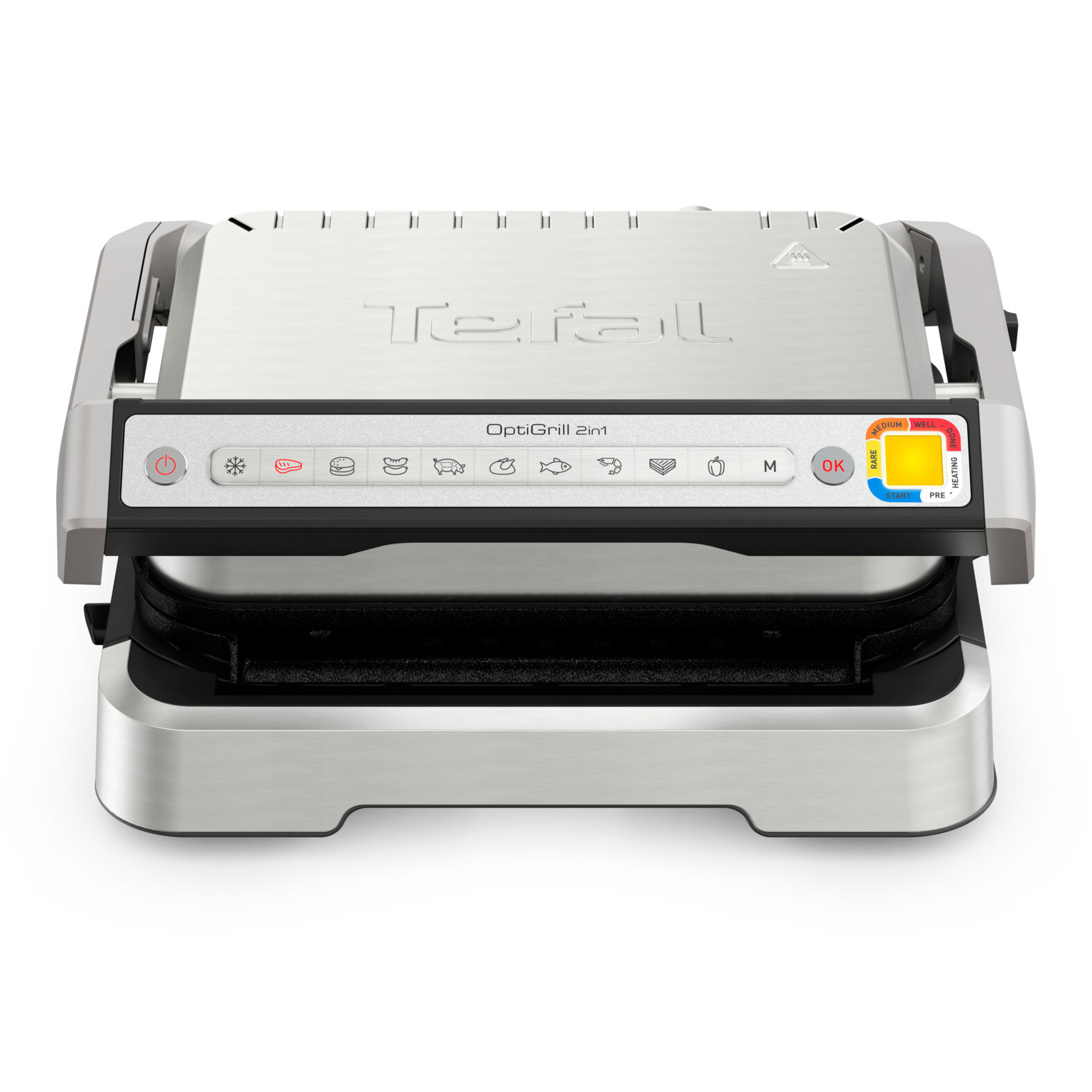 Электрогриль Tefal OptiGrill GC772D30 комбинированный съемный рифленая пластина