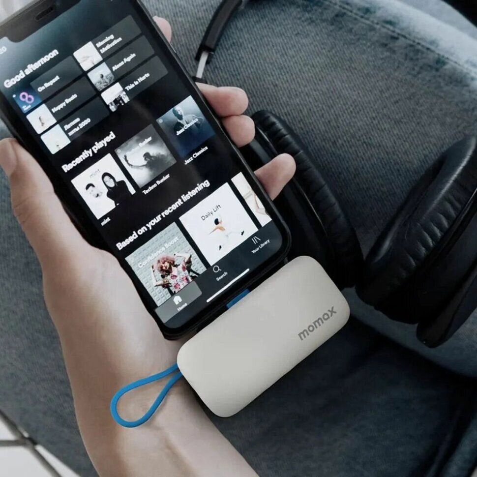 Внешний аккумулятор Momax 1-Power Mini 5000mAh Type-C Белый — фото 1