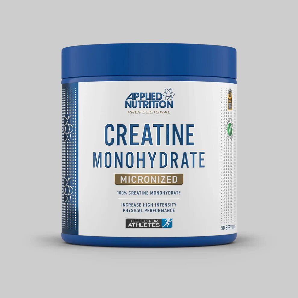 Креатин моногидрат Applied Nutrition Creatine, 250 г, 50 порций, для мышечного роста