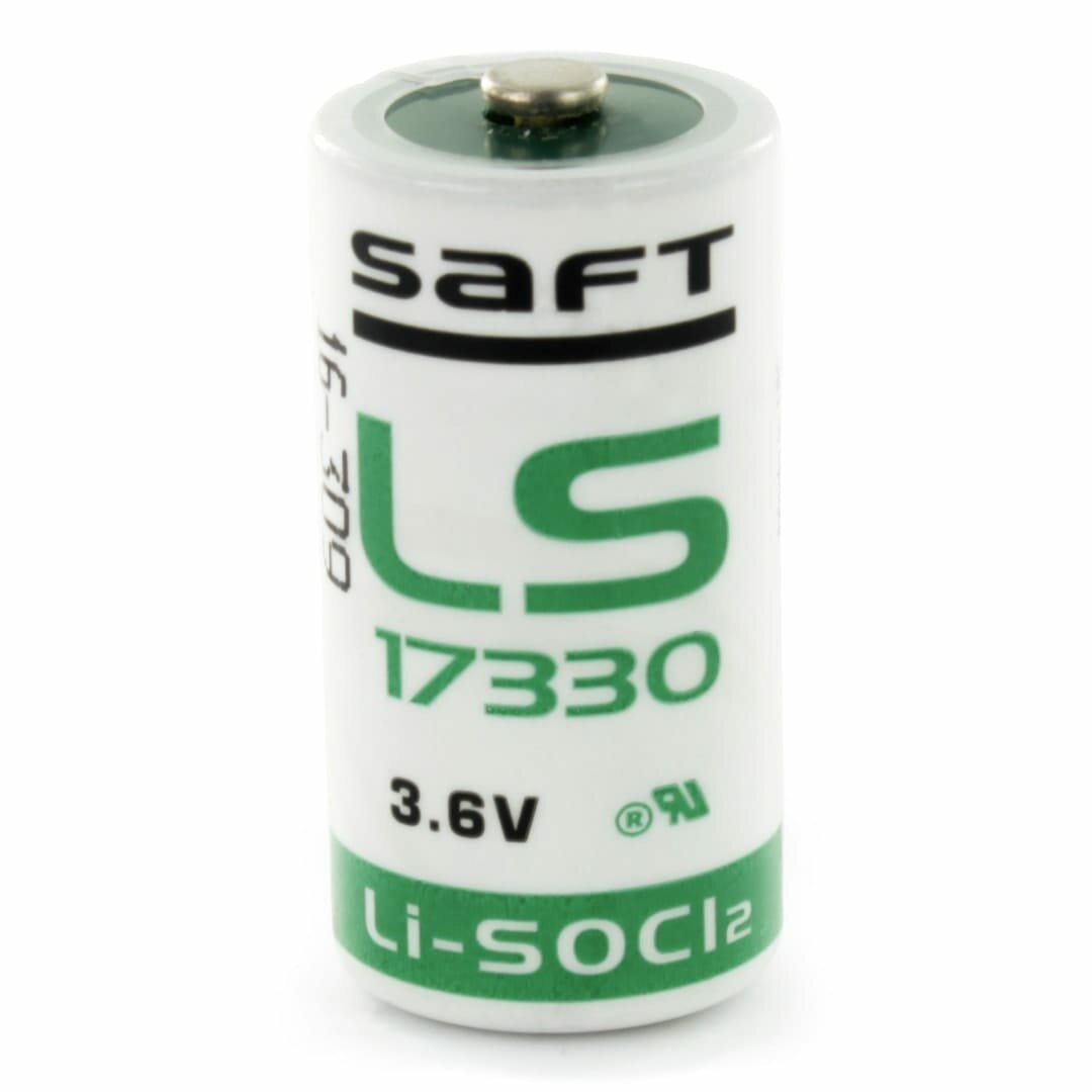 Батарейка SAFT LS 17330 2/3A 3.6V 2100mAh, (1) шт. (made in UK)