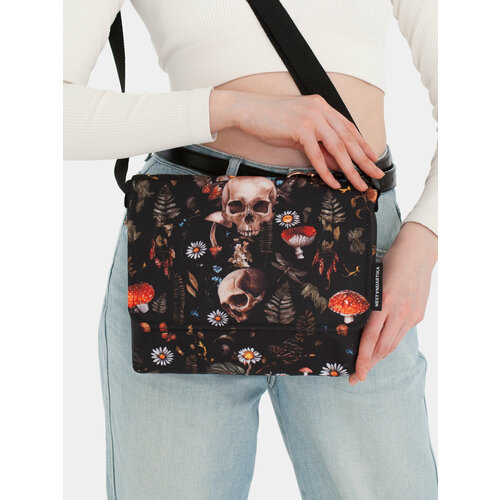 Сумка планшет НЕСТАНДАРТИКА фактура зернистая зеленый белый бежевый 1690₽