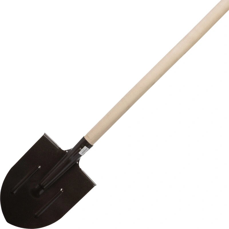 Лопата штыковая РусТрейд 140 см сталь 28x23см с черенком  cи 01520 