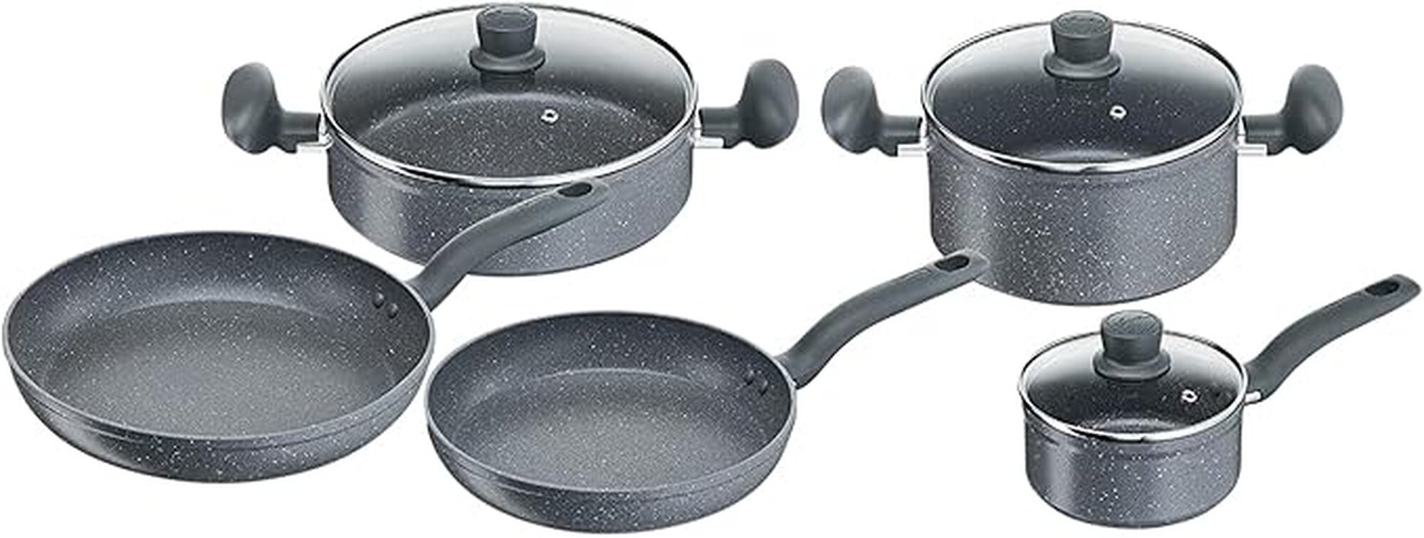 Набор посуды Lagostina "Antea", алюминий, антипригарное покрытие, 8 предметов