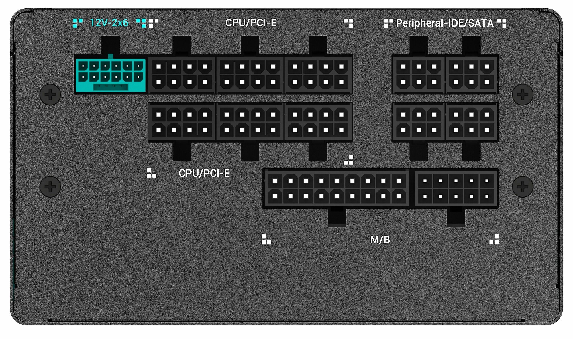 Блок питания Deepcool GAMERSTORM PQ1000G 1000 Вт, 80+ GOLD черный — фото 1