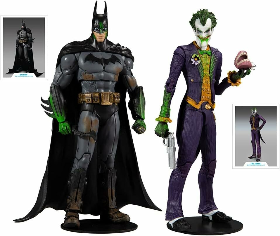 McFarlane DC Comics — Набор фигурок Batman vs Joker (Arkham Asylum) — фото 1