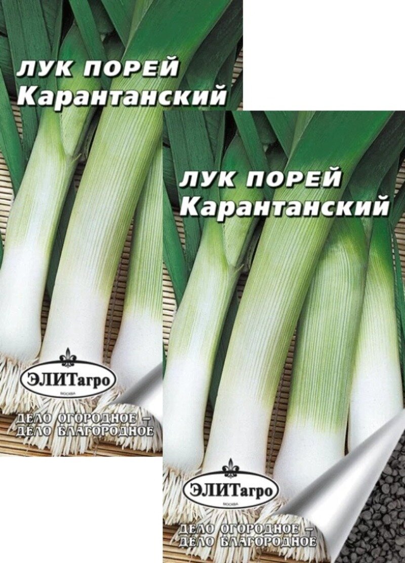 Семена Лук Порей Карантанский (05 г) 2 пакета позднеспелый