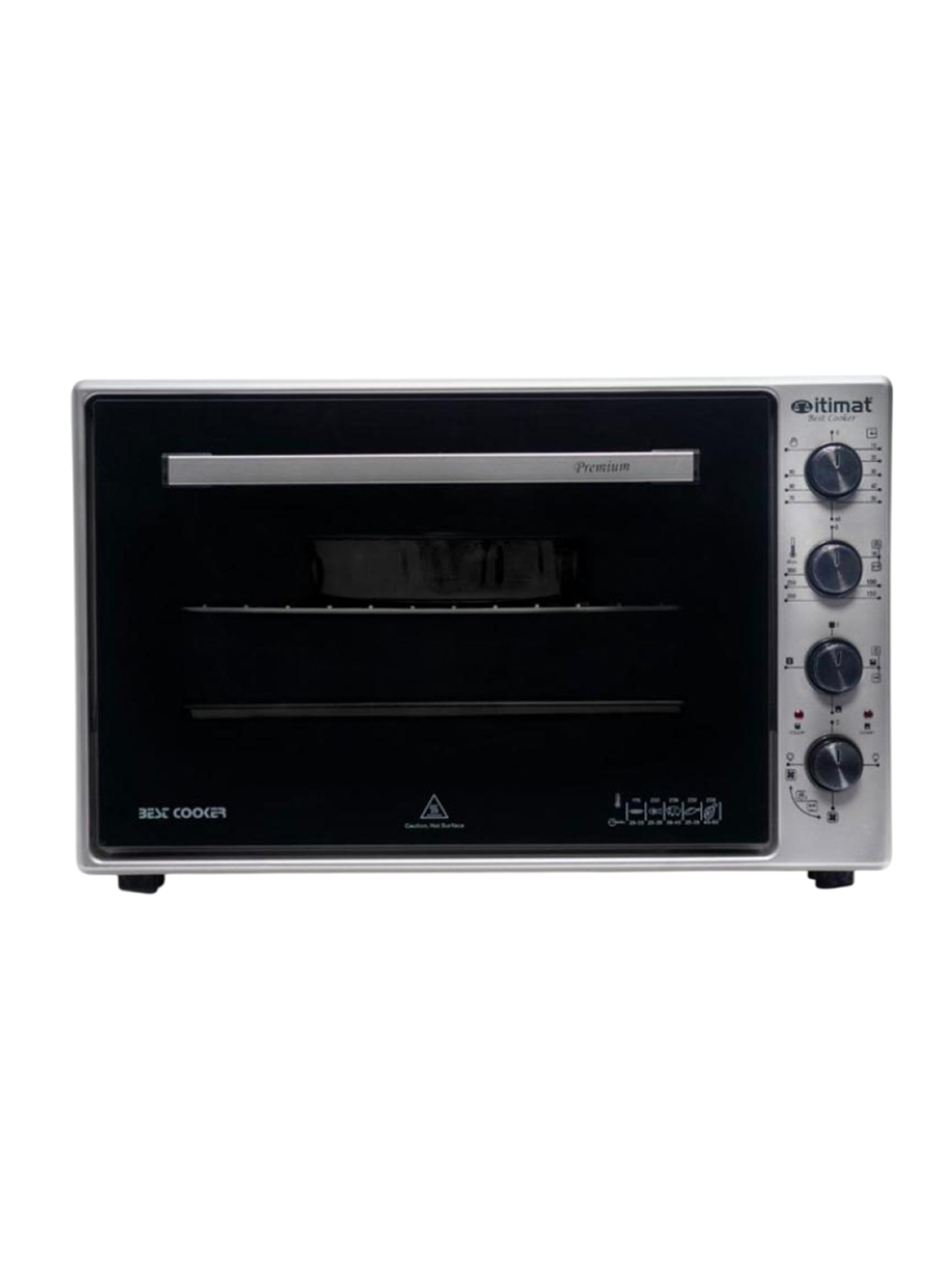 Мини-печь ITIMAT 60DCGFL Серый металлик камера 55 л мощность 1815 Вт Гриль Энергоэффективность A