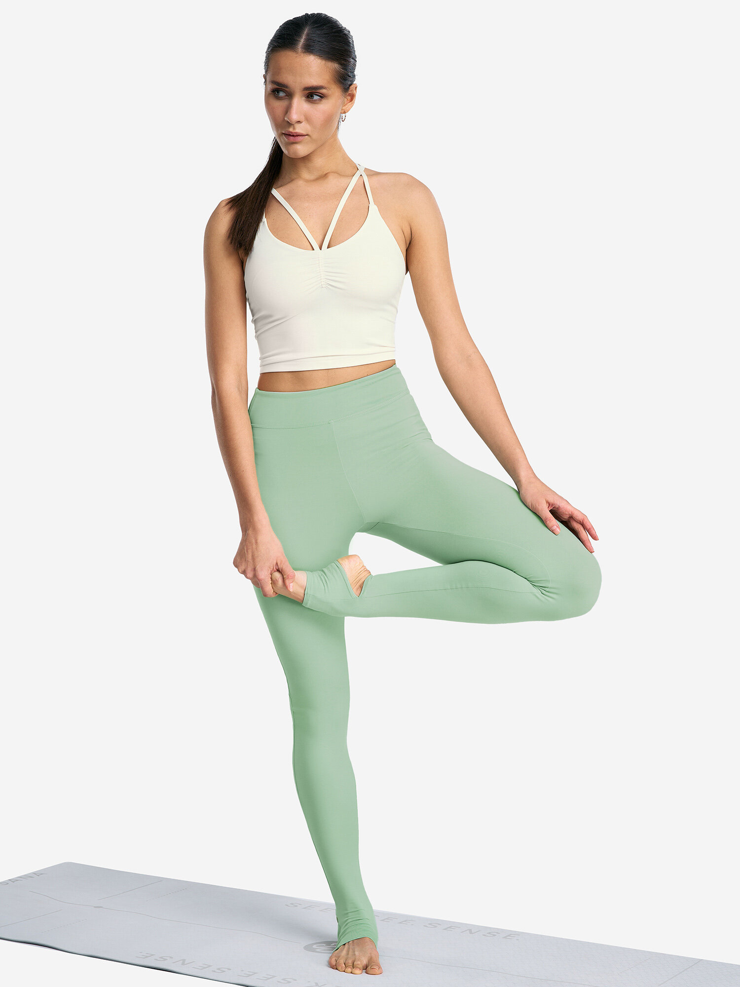 Легинсы SENSANA, размер 44, зеленый — фото 1