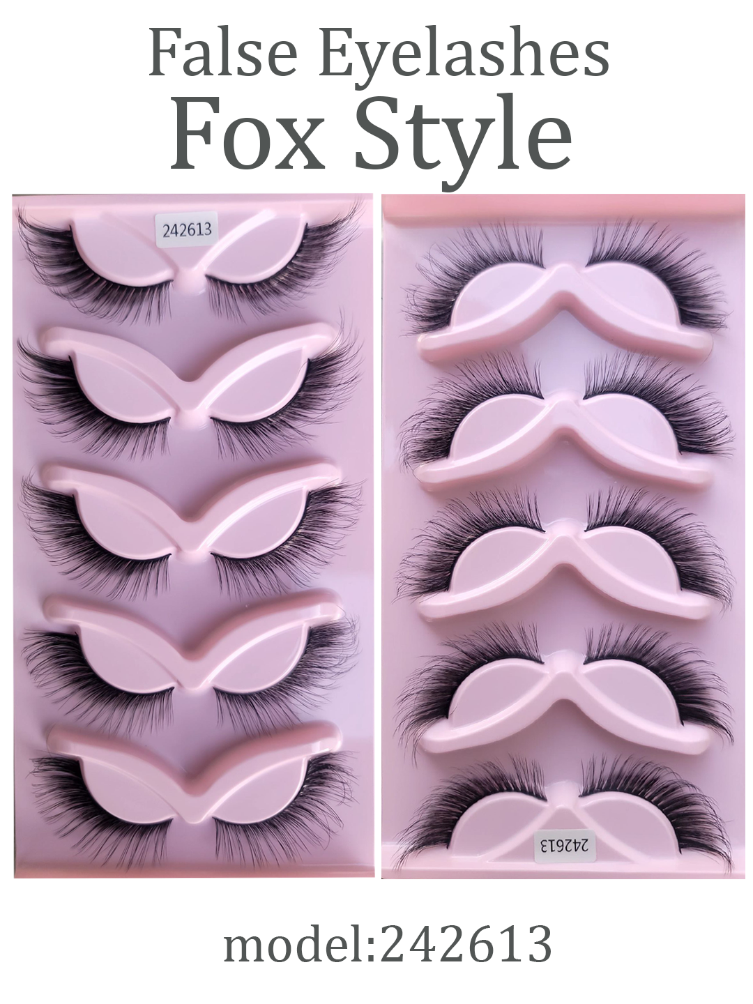 Накладные ресницы Премиальные накладные ресницы SANISHE Fox Style — фото 1