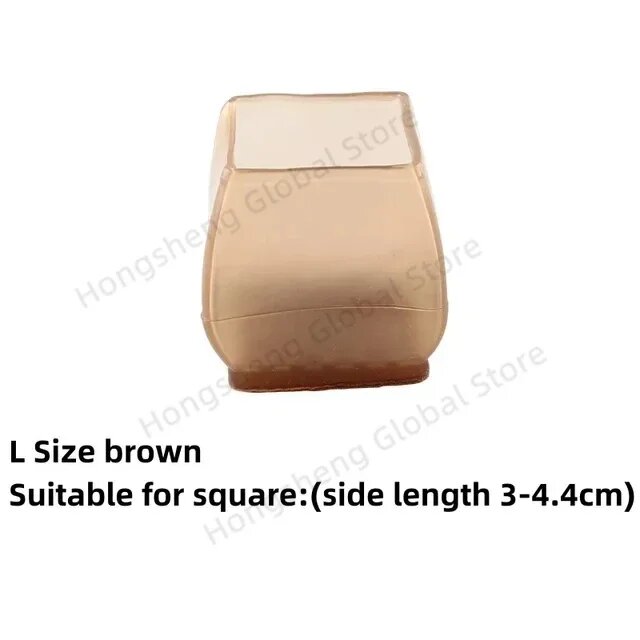 Силиконовые чехлы на ножки стула 3 цветов brown-F