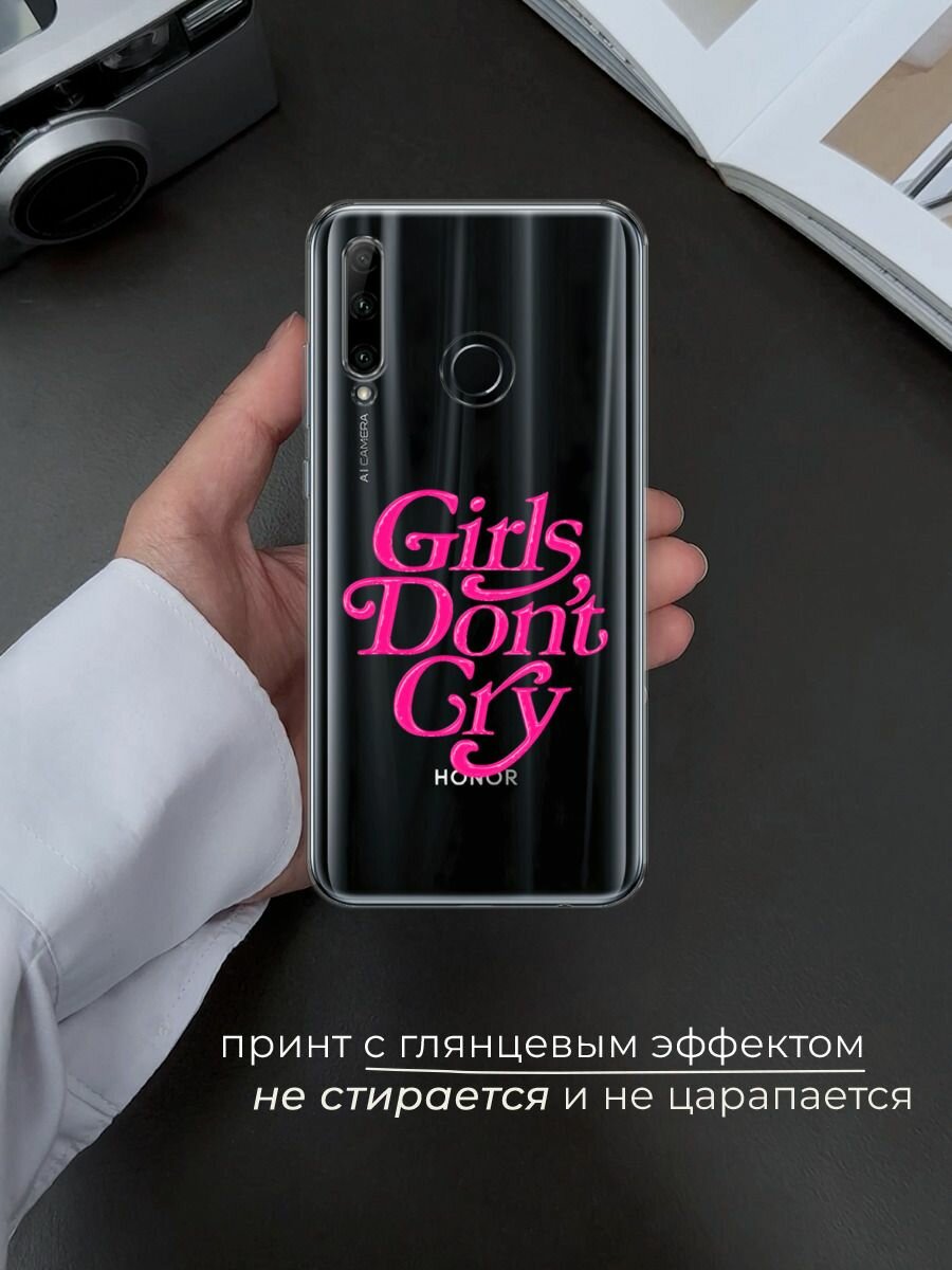 Чехол на Honor 10i/20 Lite 2019/20e/Huawei P Smart Plus 2019 / Хонор 10i с принтом "Девочка не плачь" — фото 1