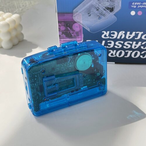 Изображение товара Кассетный плеер. Также может быть записан. радио. Двухрежимный источник питания. 12.5x4.5x9 cm.