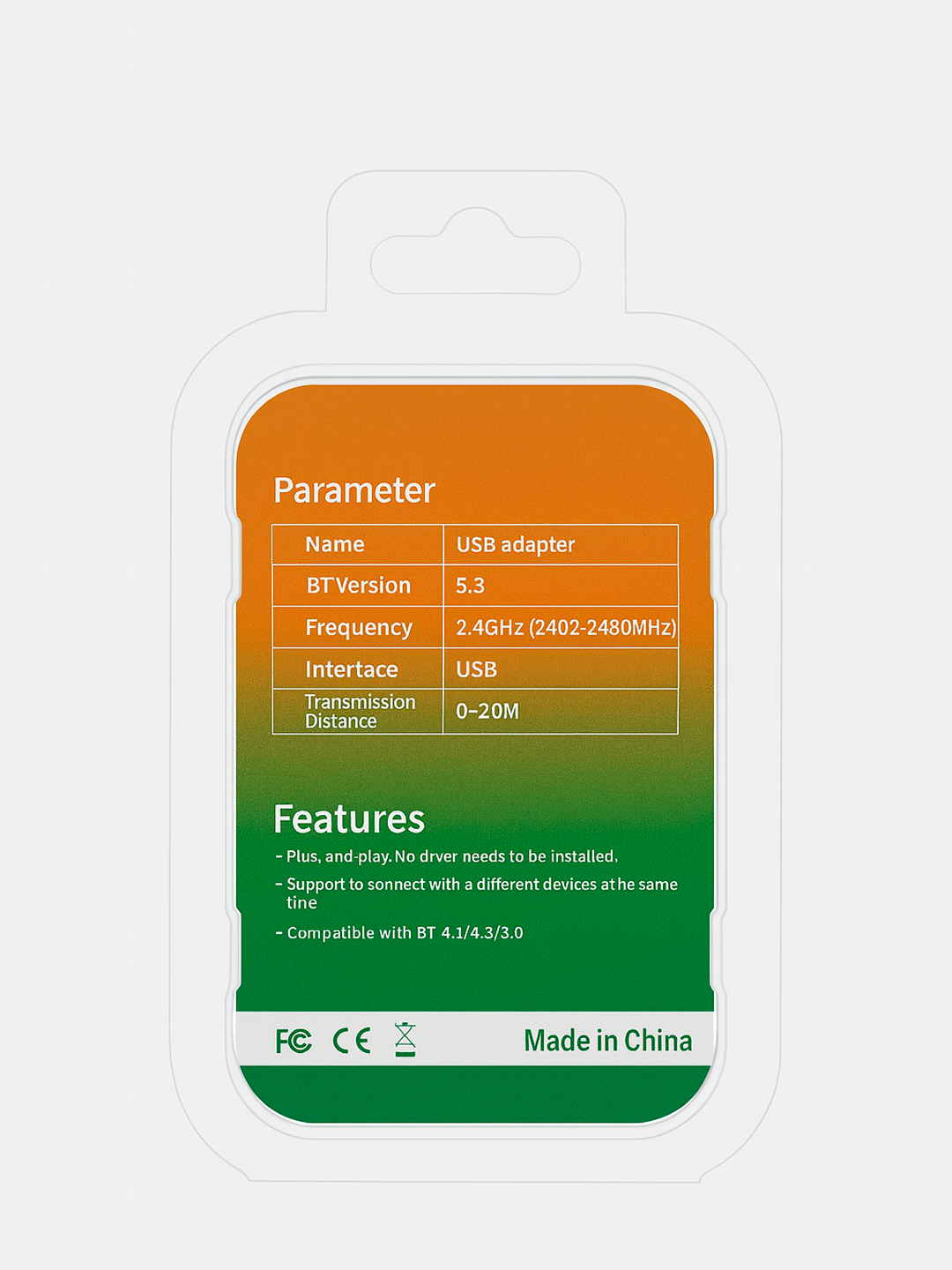 Bluetooth адаптер USB 5.3 для ПК и ноутбука — фото 1