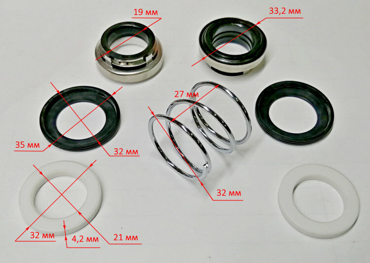 Пружинное уплотнение 61/86/66 для ФН-2200Л DMN ФН-1500Л 61/86/66