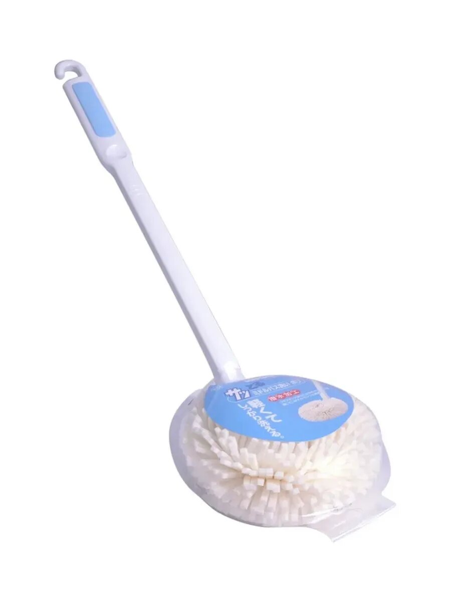 Губка для ванной (круглая, ручка 35см)