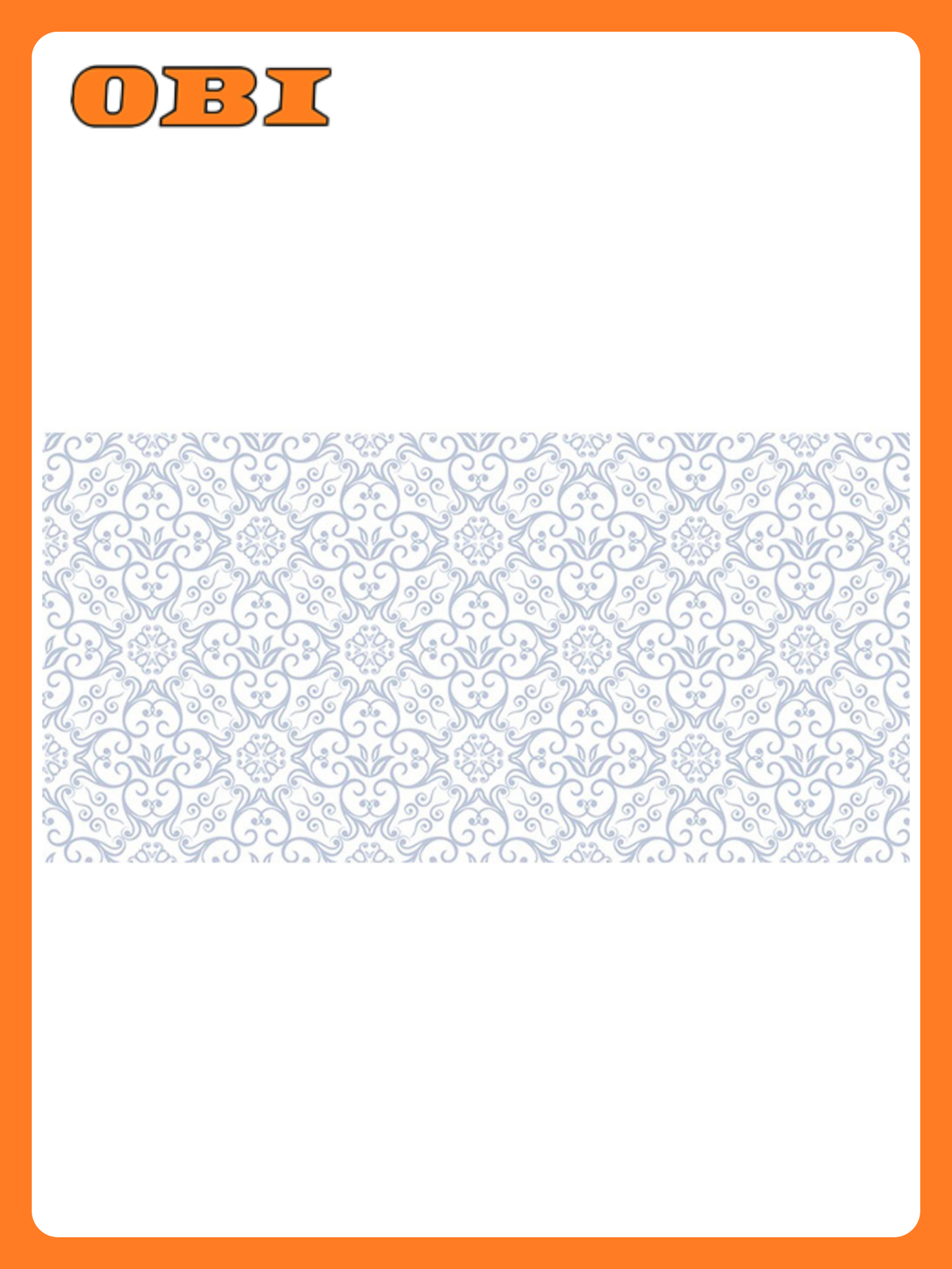 Керамическая плитка нефрит керамика Алькора голубой узор 40x20 см