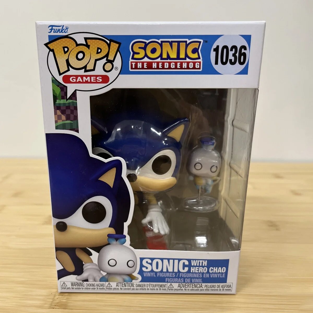Pop Sonic The Hedgehog фигурки Синий, Sonic1036