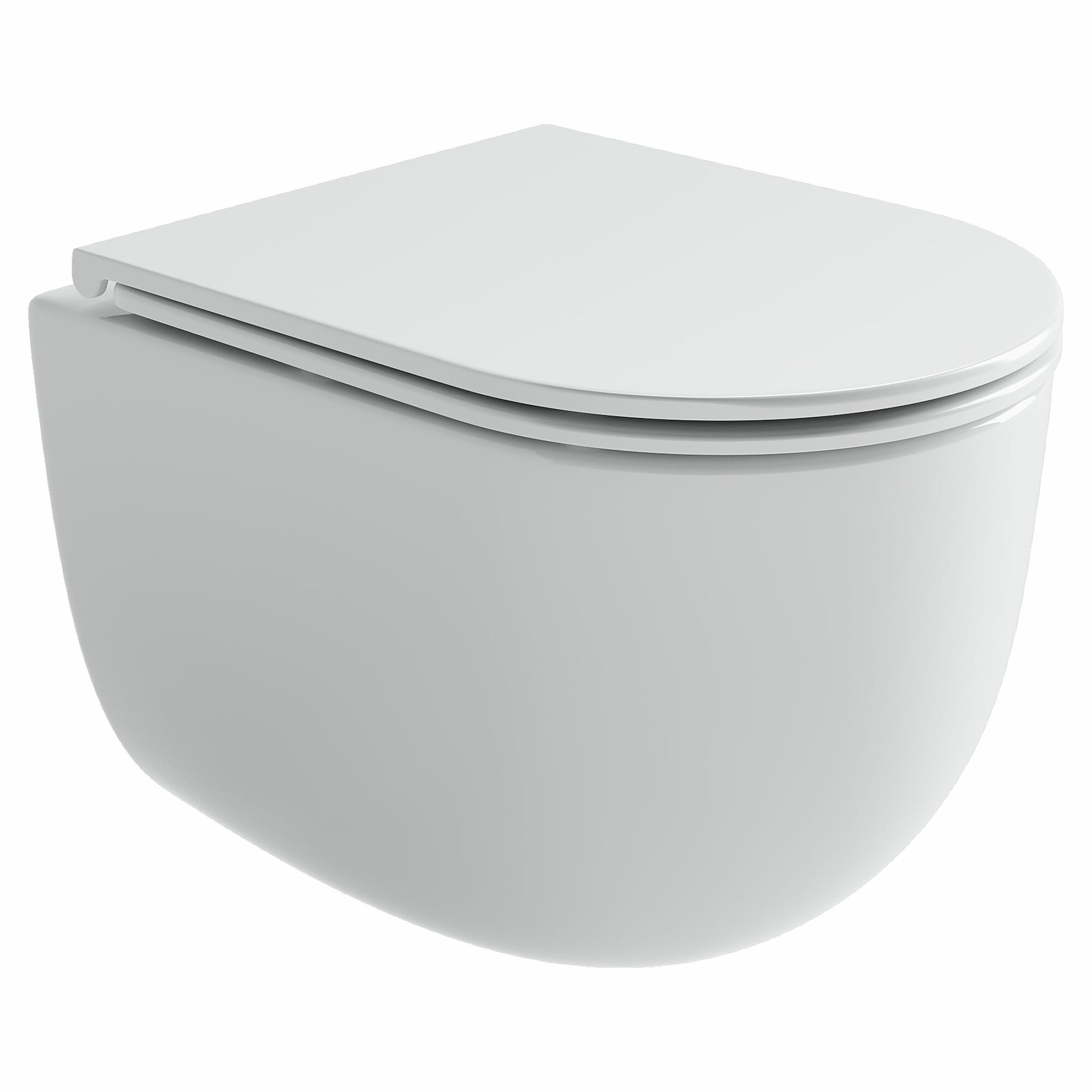 Унитаз подвесной Ceramicanova Voga смыв торнадо 3.0 сиденье микролифт белый CN4012T