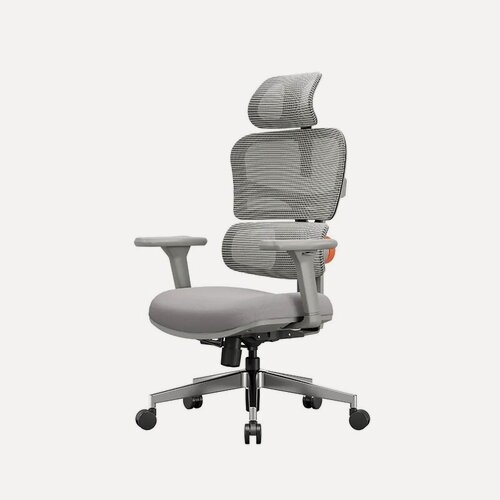 Изображение товара Эргономичное компьютерное кресло FoxGear NETZ модель XO, серый