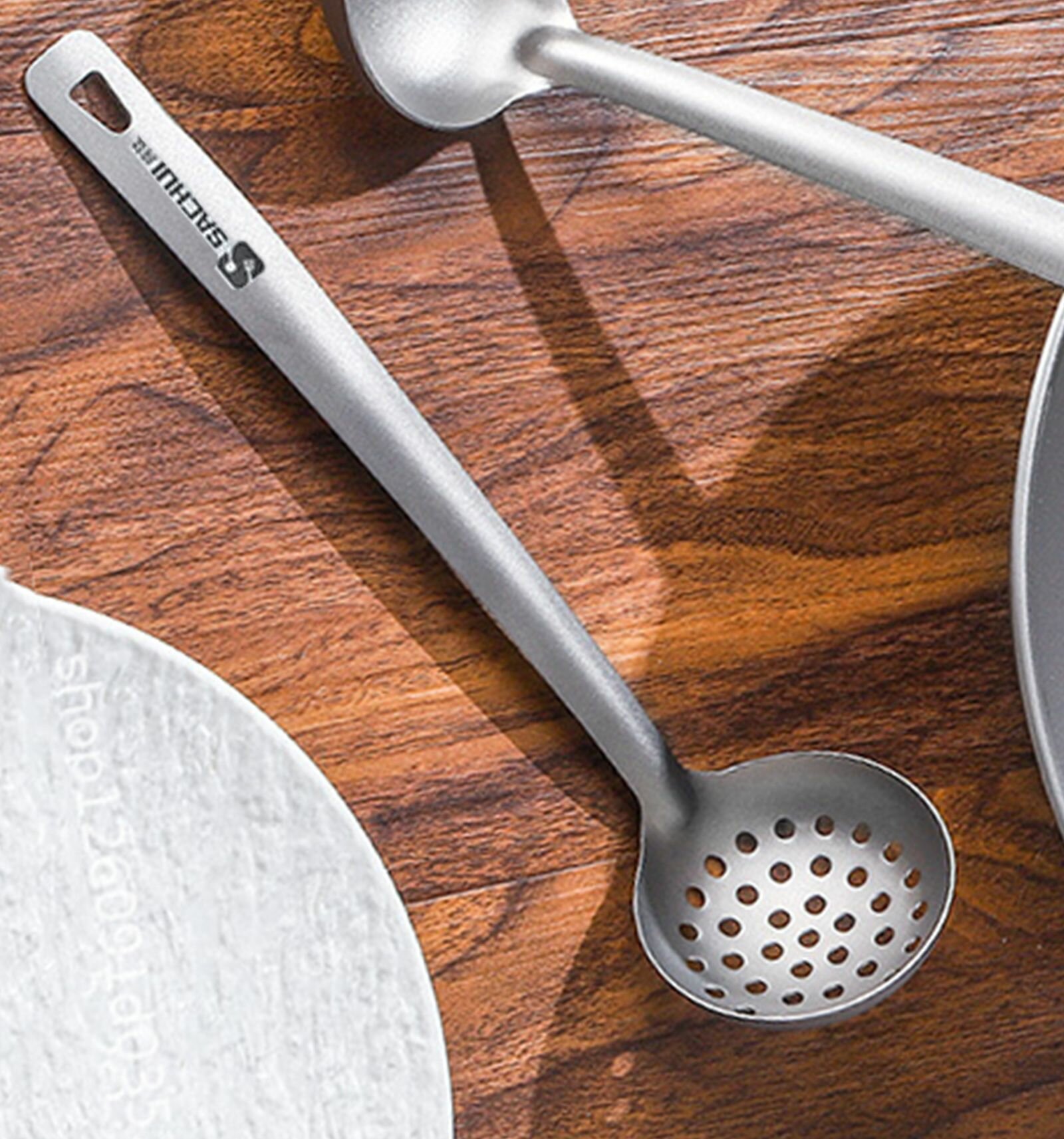 Шумовка титановая походная 31г 25см