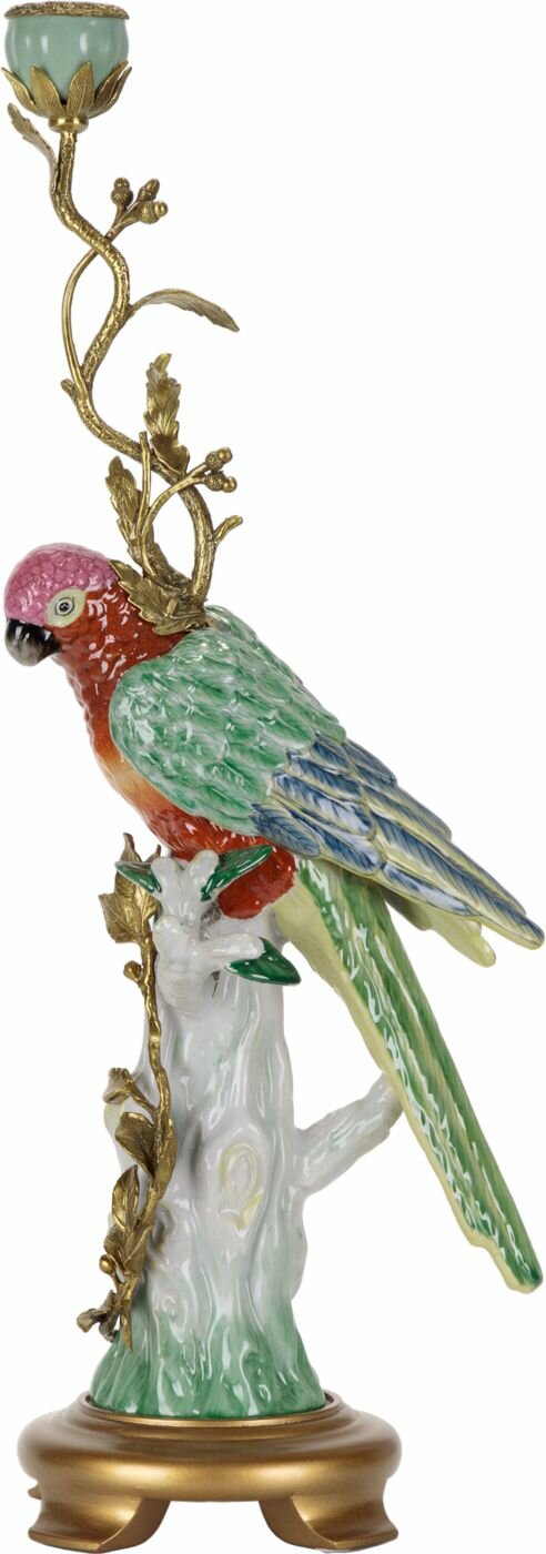 31G2284/F946BC/HFX1970 Подсвечник 24x15x55см, фарфор, Glasar