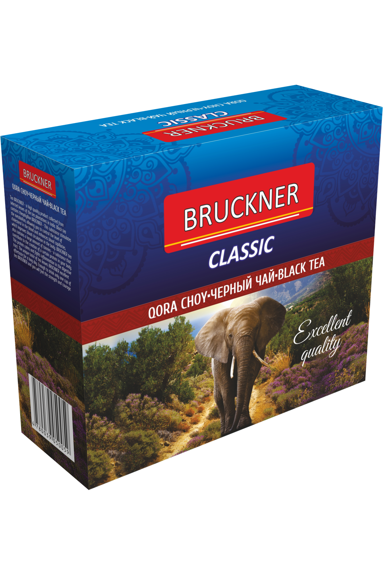 Чай BRUCKNER чёрный пакетированный 100 шт в упаковке, премиум