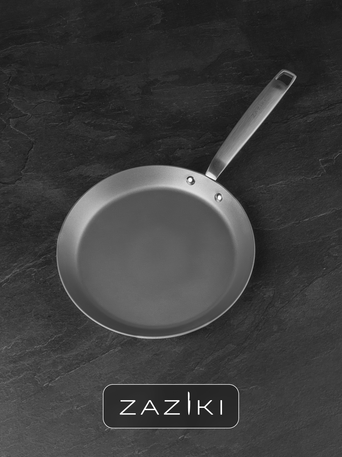 Сковорода блинная индукционная 24см ZAZIKI Esthete титановая — фото 1