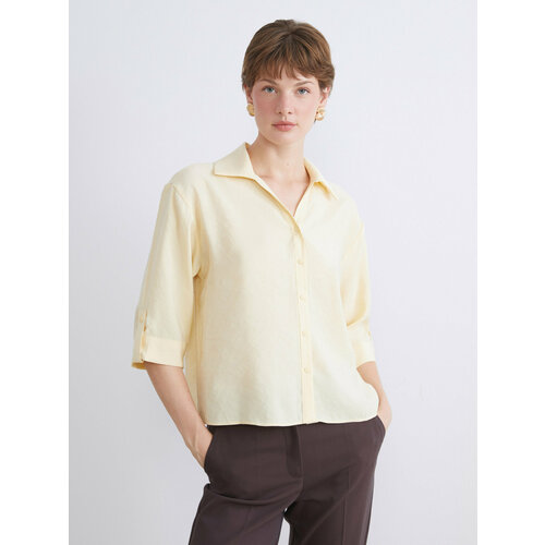 фото Рубашка lc waikiki, размер 48, light yellow