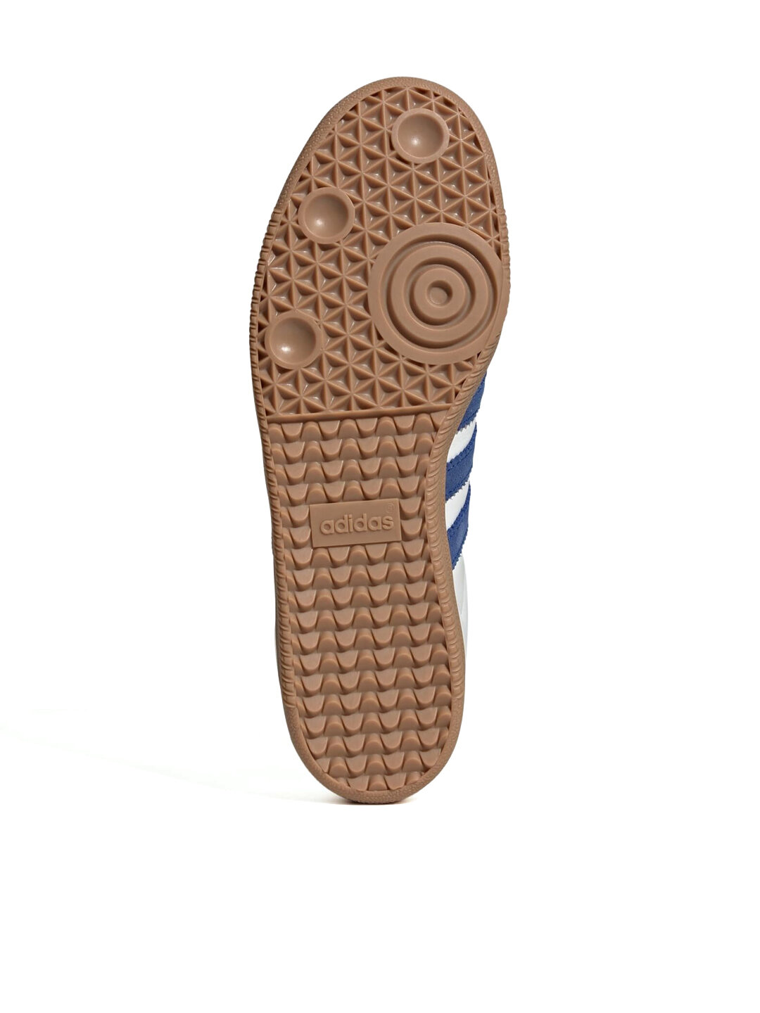 Кеды adidas Originals Samba OG, размер 9,5 UK, белый/синий/бежевый — фото 1