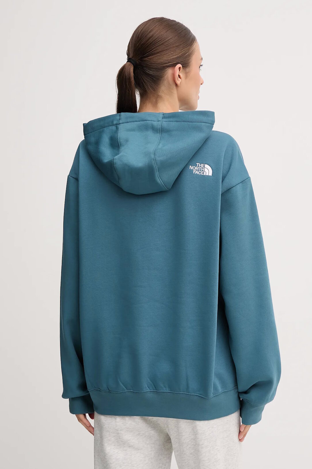 Худи The North Face, размер XS, , бирюзовый — фото 1
